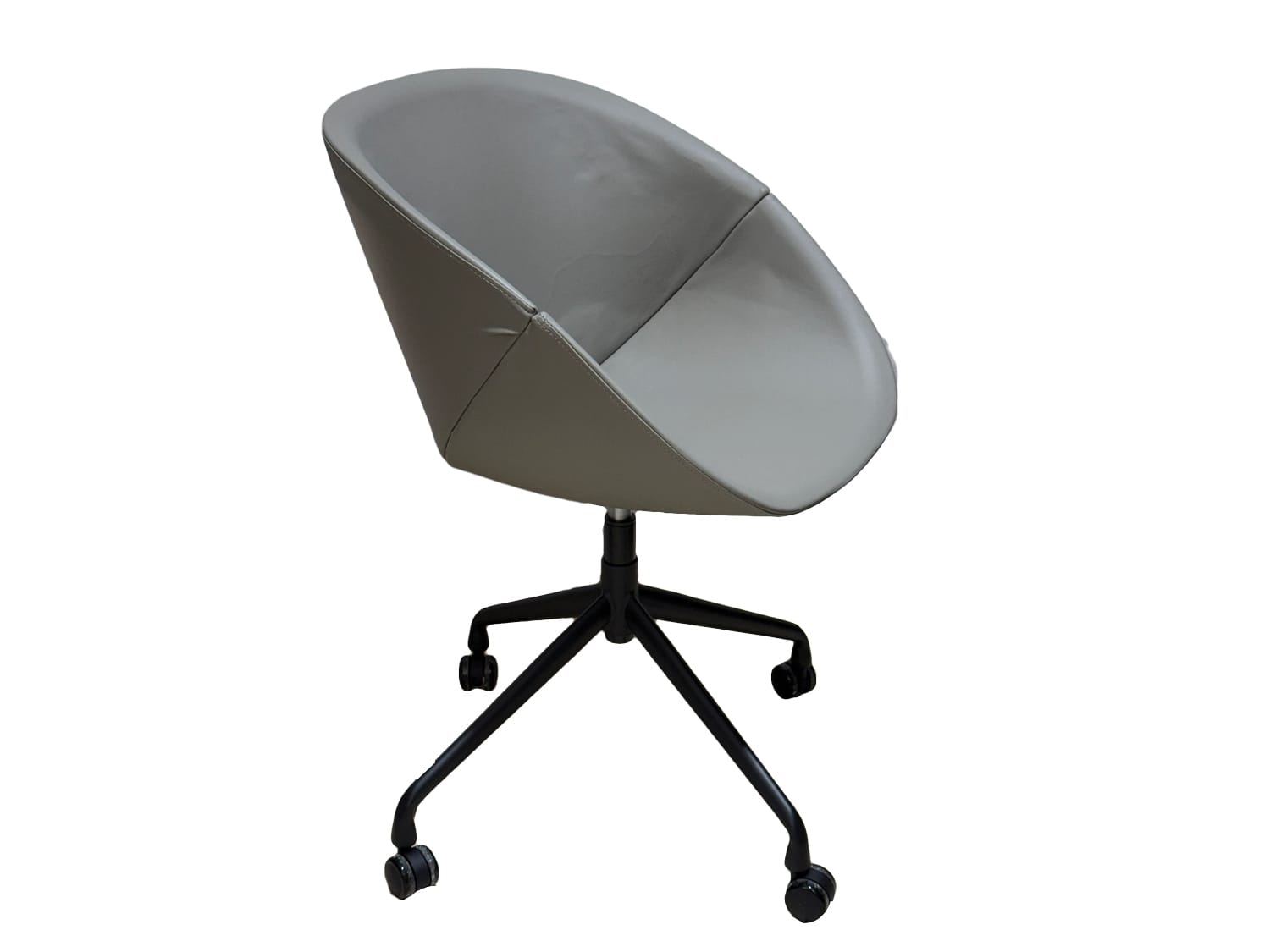 Cropped Faux leather Jacket