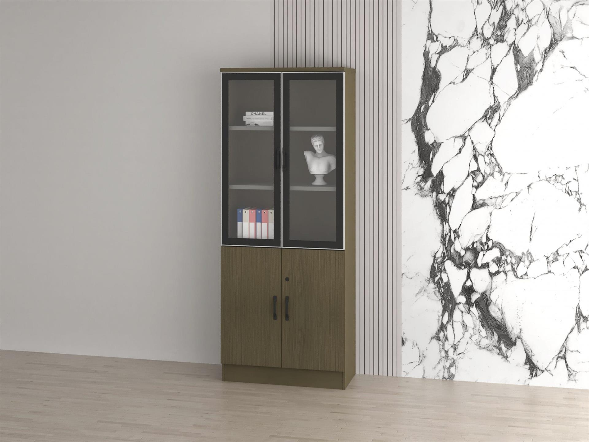 Cropped Faux leather Jacket