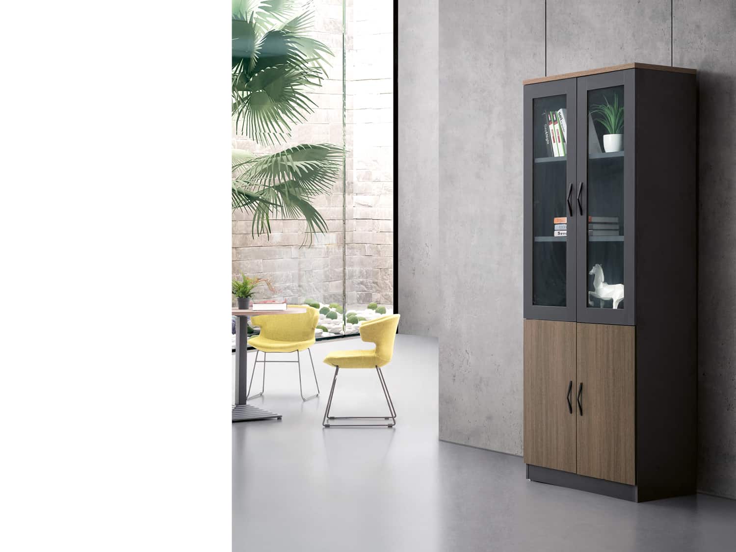 Cropped Faux leather Jacket